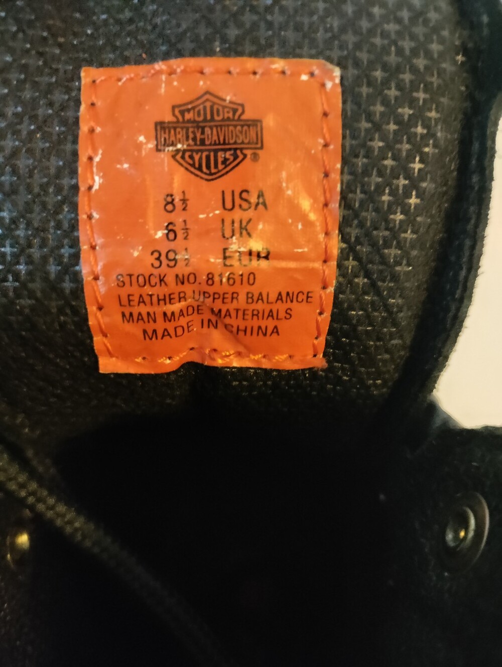 Vintage Harley-Davidson Leather Hiking/Work Boots-Women's Size 8.5 - Picture 2 of 8